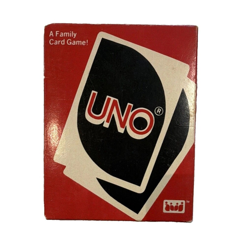 Vintage International Games UNO Family Card Game 1983 2-10 Players Ages 8+